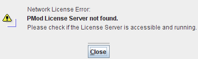License Server not Found