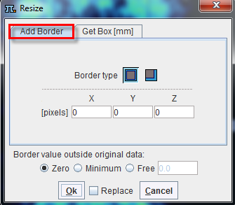 External Tool Resize Add Border